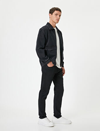 Slim Fit Kot Pantolon - Brad Jean