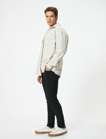 Skinny Fit Kot Pantolon - Michael Jean