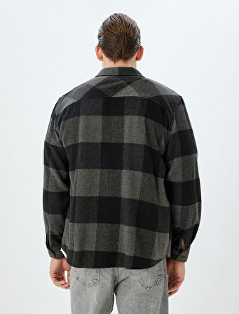 Oduncu Gömleği Uzun Kollu Kışlık Cep Detaylı