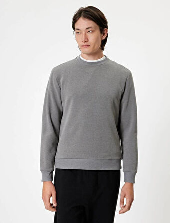 5WAM70032MK Koton Erkek Sweat HAKİ