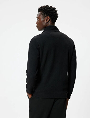 5WAM70041MK Koton Erkek Sweat SİYAH