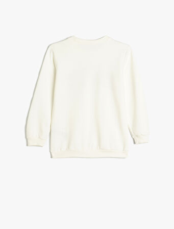 Sweat Uzun Kollu Şehir Baskılı