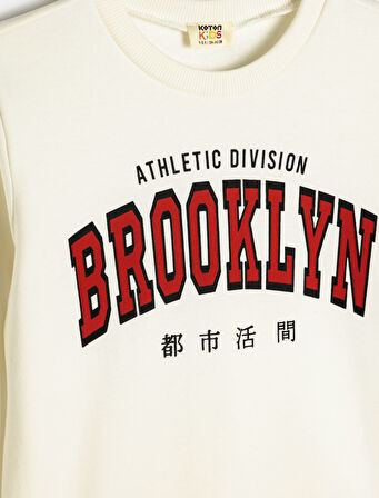 Sweat Uzun Kollu Şehir Baskılı