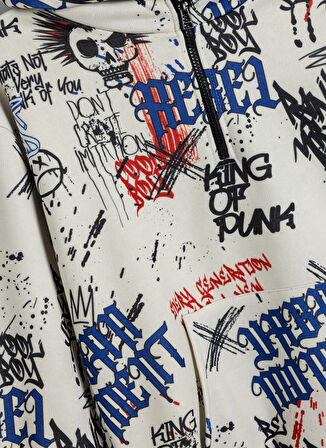 Koton Baskılı Erkek Çocuk  Çok Renkli Sweatshırt 5WKB10086TK