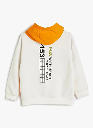 Koton Düz Erkek Çocuk  Ekru Sweatshırt 5WKB10090TK