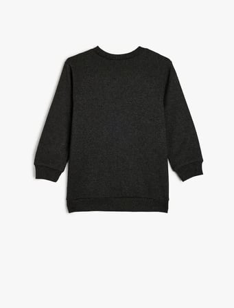 5WKB10120TK Koton Erkek Çocuk Sweat ANTRASİT