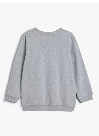 Koton Baskılı Erkek Çocuk Gri Sweatshırt 5WKB10121TK