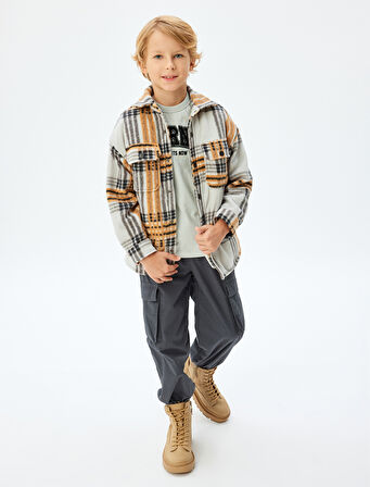 Gömlek Ceket Uzun Kollu Kapaklı Cep Detaylı