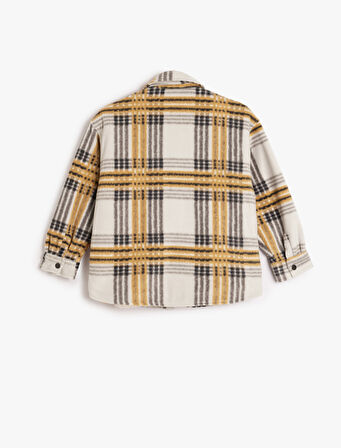 Gömlek Ceket Uzun Kollu Kapaklı Cep Detaylı