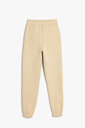 Koton Erkek Çocuk Basic Jogger Eşofman Altı Beli Bağlamalı Cep Detaylı Şardonlu