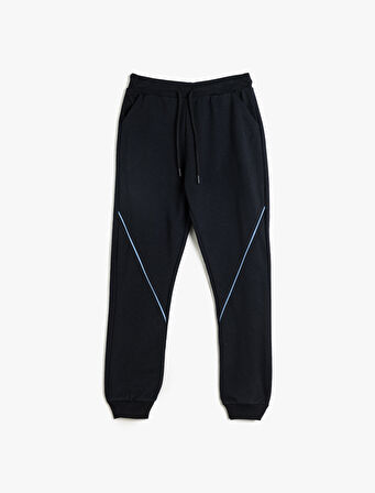 Jogger Eşofman Altı Şerit Detaylı