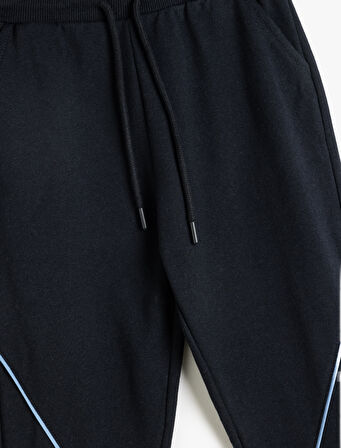 Jogger Eşofman Altı Şerit Detaylı