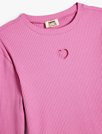 5WKG10006AK Koton Kız Çocuk Sweat PEMBE