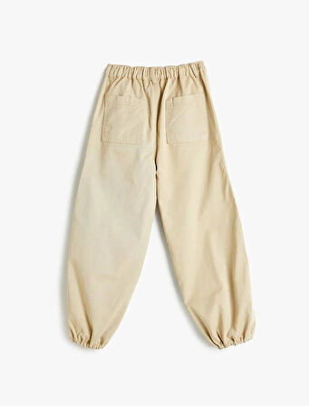 5WKG40010AD Koton Kız Çocuk Jean Pantolon BEJ