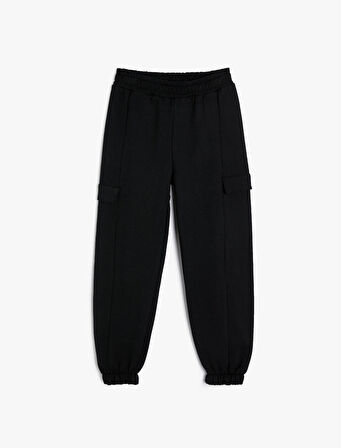 Basic Jogger Eşofman Altı Cep Detaylı Beli Lastikli