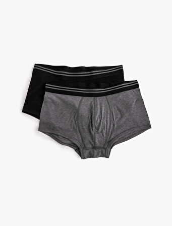 2'li Slip Boxer Seti Çok Renkli