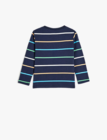 Erkek Bebek Tişört Kısa Kollu Bisiklet Yaka