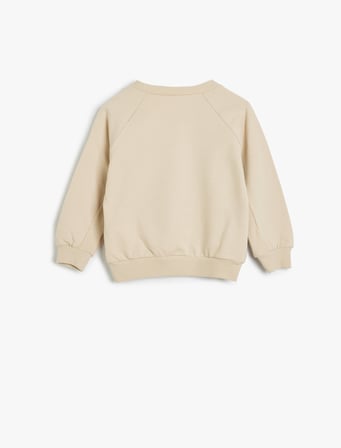 Basic Sweat Uzun Kollu Şardonlu Pamuklu