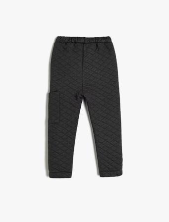 Basic Kapitone Jogger Eşofman Altı Cepli