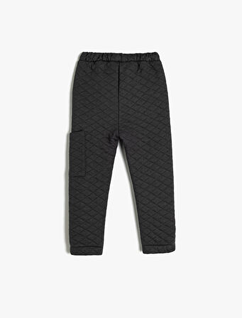 Basic Kapitone Jogger Eşofman Altı Cepli