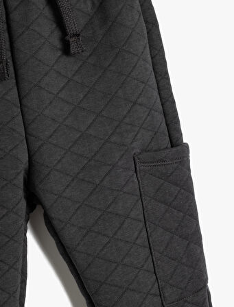 Basic Kapitone Jogger Eşofman Altı Cepli