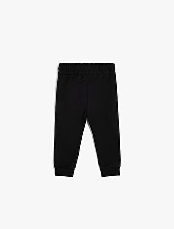 Erkek Bebek Jogger Eşofman Altı Beli Bağlamalı Pamuklu
