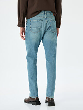 Slim Fit Kot Pantolon - Brad Jean