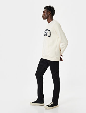 Slim Fit Kot Pantolon Normal Bel - Brad Jean