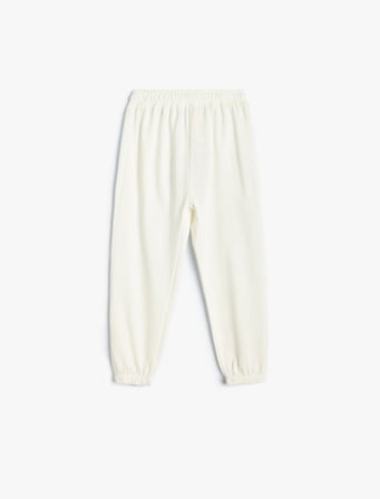 Basic Jogger Eşofman Altı Beli Lastikli Pamuklu