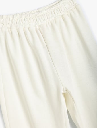 Basic Jogger Eşofman Altı Beli Lastikli Pamuklu