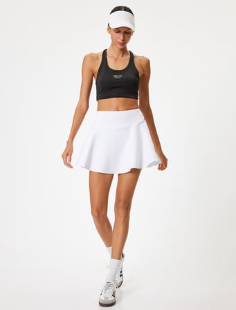 Scuba Tenis Eteği Şortlu Yüksek Bel Ekstra Mini Slim Fit