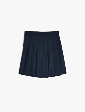 Basic Pileli Etek