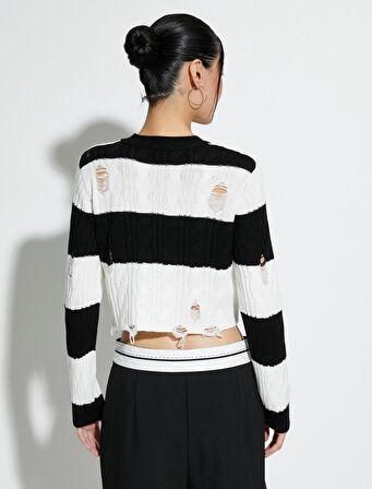 Crop Ajurlu Kazak Uzun Kollu