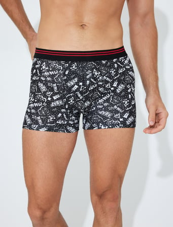 3'lü Boxer Seti Desenli Pamuklu
