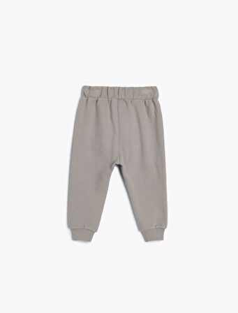 Basic Jogger Eşofman Altı Kanguru Cepli Beli Bağlamalı
