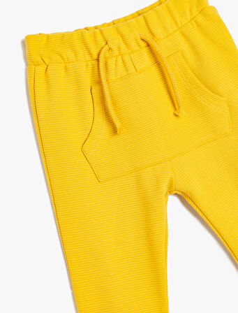 Basic Jogger Eşofman Altı Kanguru Cepli Beli Bağlamalı