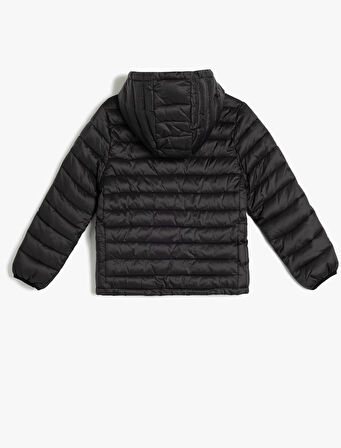 Mevsimlik Mont Kapşonlu Cepli