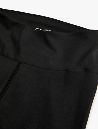 Yüksek Bel Spor Tayt Slim Fit 