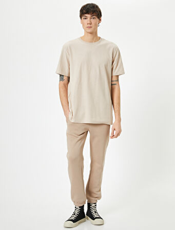 Jogger Eşofman Altı Beli Bağcıklı Cep Detaylı