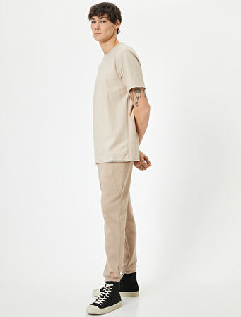 Jogger Eşofman Altı Beli Bağcıklı Cep Detaylı