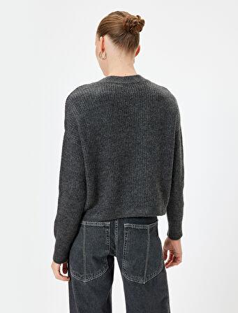 V Yaka Triko Kazak Uzun Kollu Dokulu 