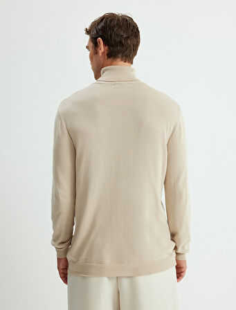 Triko Kazak Basic Balıkçı Yaka Uzun Kollu