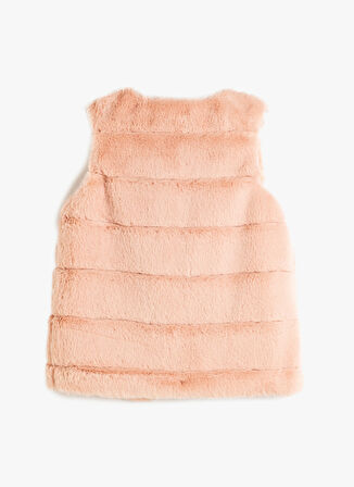 Koton Düz Somon Kız Çocuk Yelek 5WKG20042AW