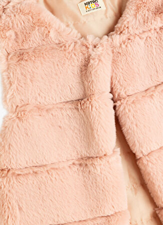 Koton Düz Somon Kız Çocuk Yelek 5WKG20042AW