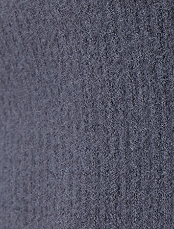 Düğmeli Triko Hırka Uzun Kollu Klasik Gömlek Yaka