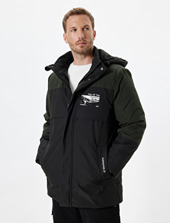 Anorak Mont Slim Fit Fermuarlı