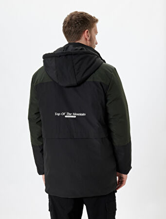 Anorak Mont Slim Fit Fermuarlı