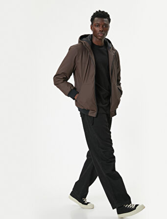 Mevsimlik Ceket Slim Fit Fermuarlı