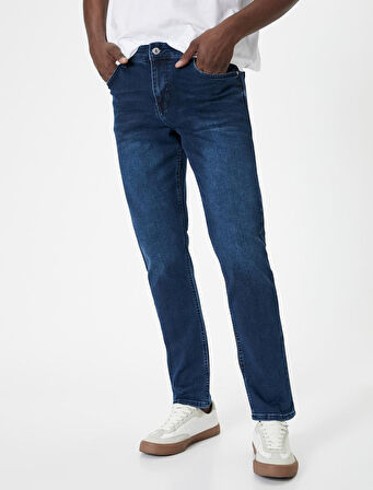 Slim Fit Kot Pantolon - Brad Jean