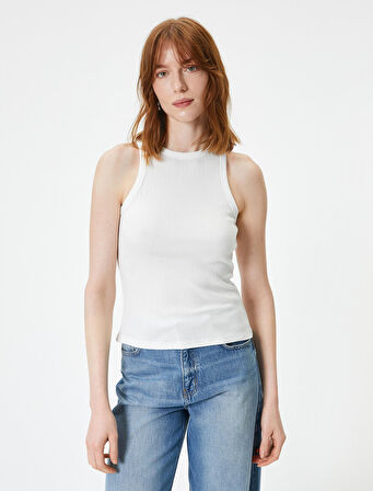 Fitilli Atlet Halter Yaka Basic